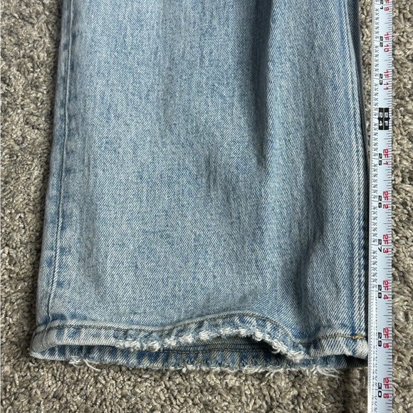 Abercrombie & Fitch Curve Love 90s Ultra High Rise Straight Jeans 33 16 34 relax - Picture 12 of 12